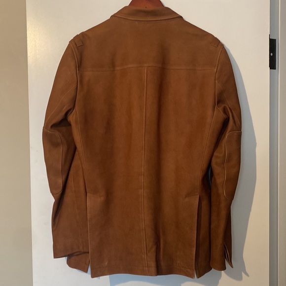 Theory Dutch Leather Blazer Jacket in size medium - Picture 2 of 7